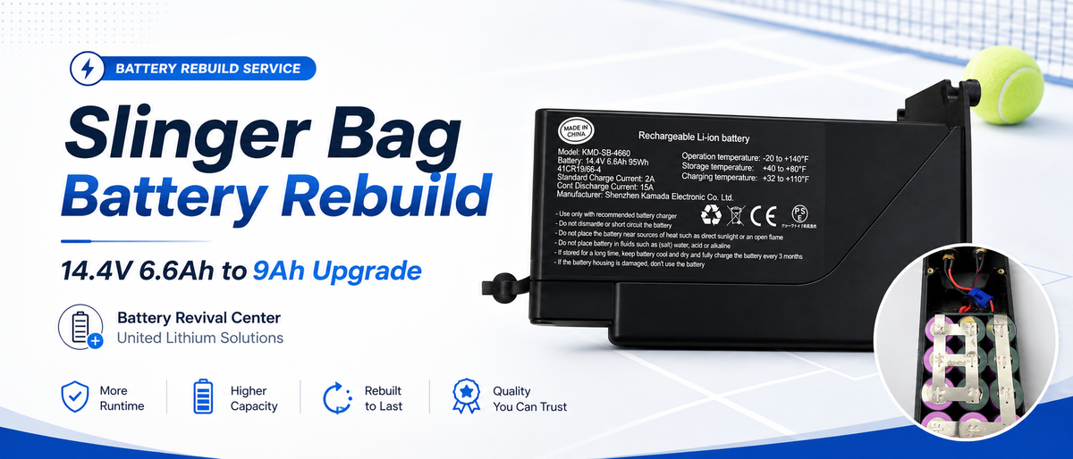 Slinger Bag Battery Rebuild: Upgrading a 14.4V 6.6Ah Battery to 9Ah