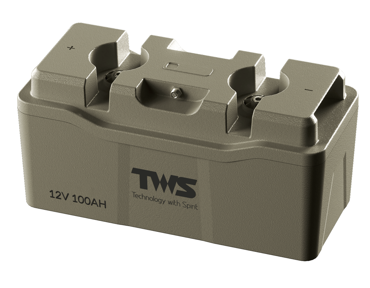 TWS FlexiBlock Lite 12V 100Ah LiFePO4 Battery