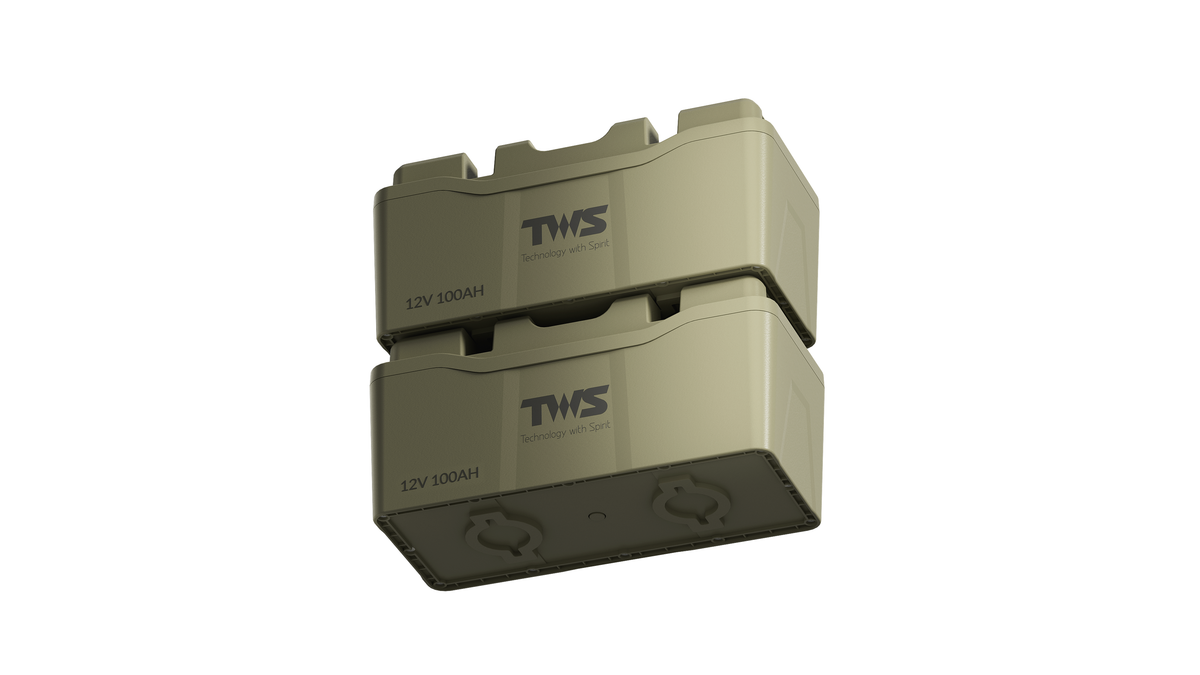 TWS FlexiBlock Lite 12V 100Ah LiFePO4 Battery
