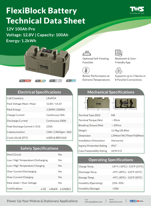 FlexiBlock 12V100Ah Pro