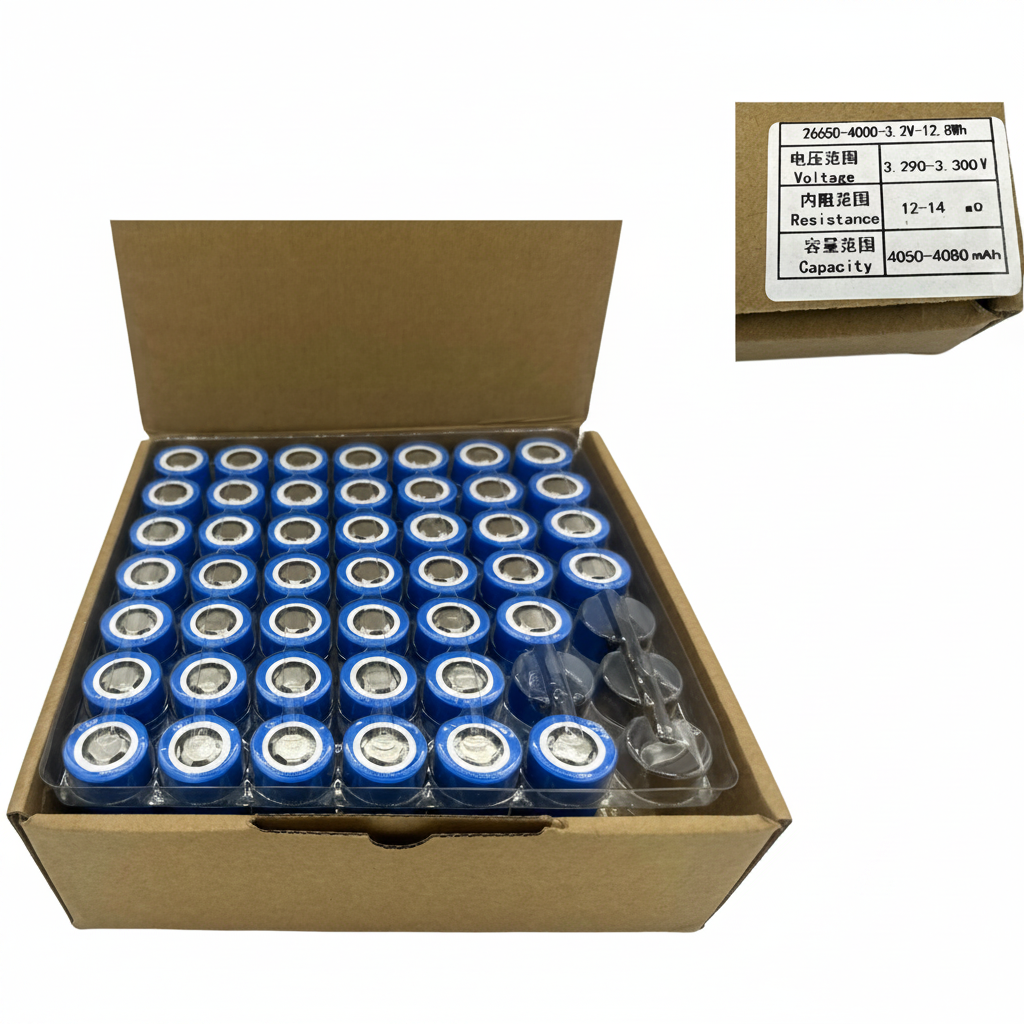 JGNE 4000 | 26650 LIFEPO4 Lithium Iron Phosphate Cell 4000mah