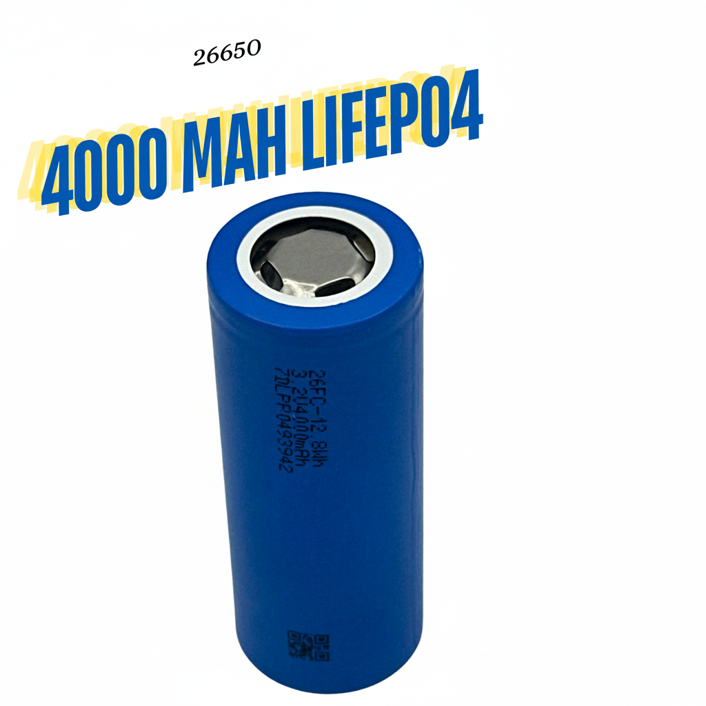 JGNE 4000 | 26650 LIFEPO4 Lithium Iron Phosphate Cell 4000mah