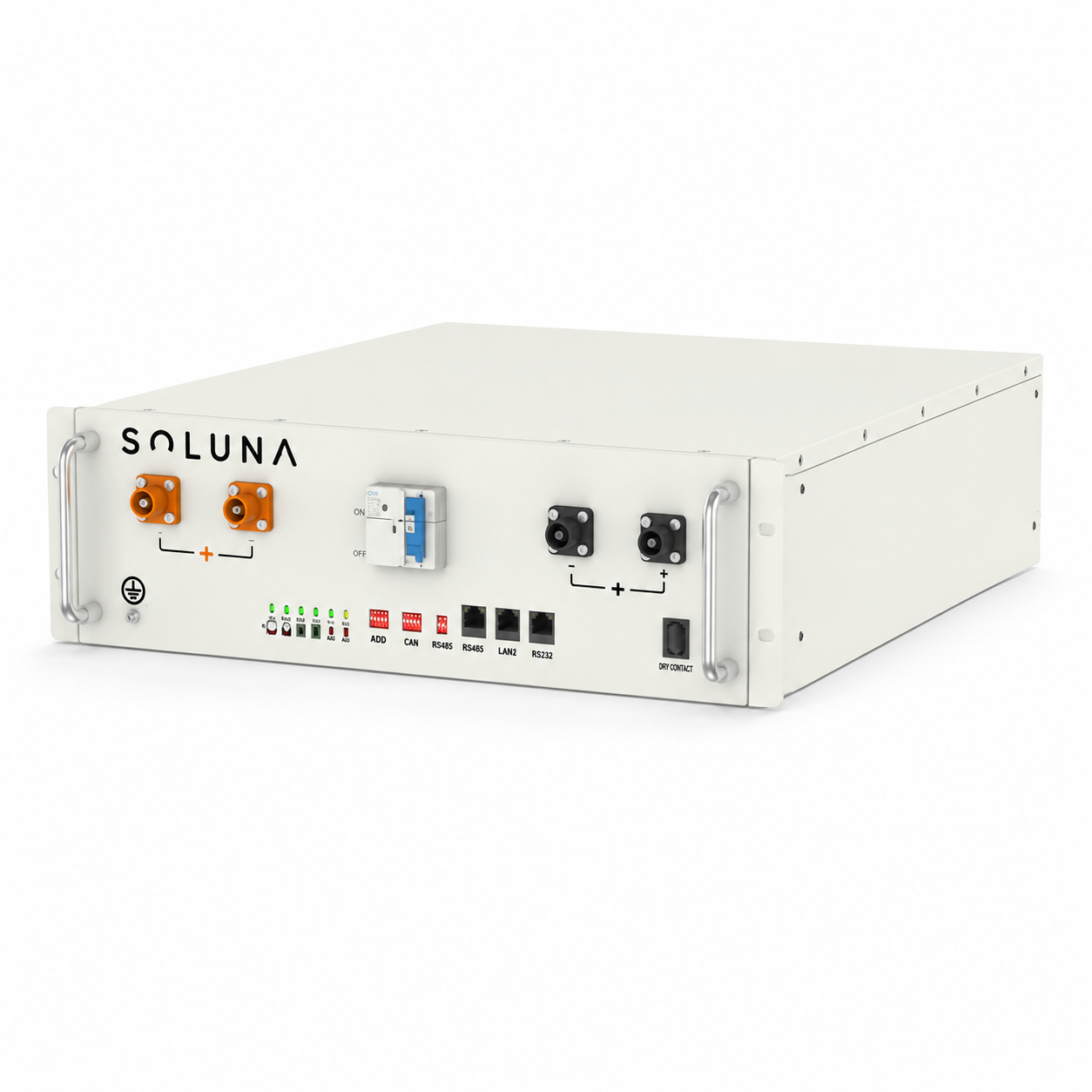 Soluna EVO 5K | 5.12kWh 51.2V LiFePO₄ Rackmount Solar Battery