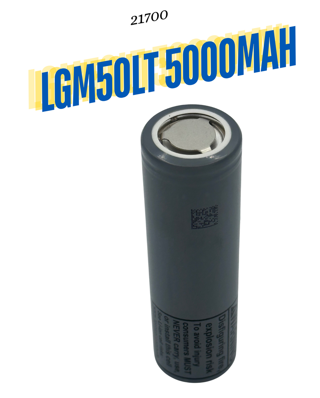LG INR21700 M50LT 5000mAh 21700 Battery (High Capacity)