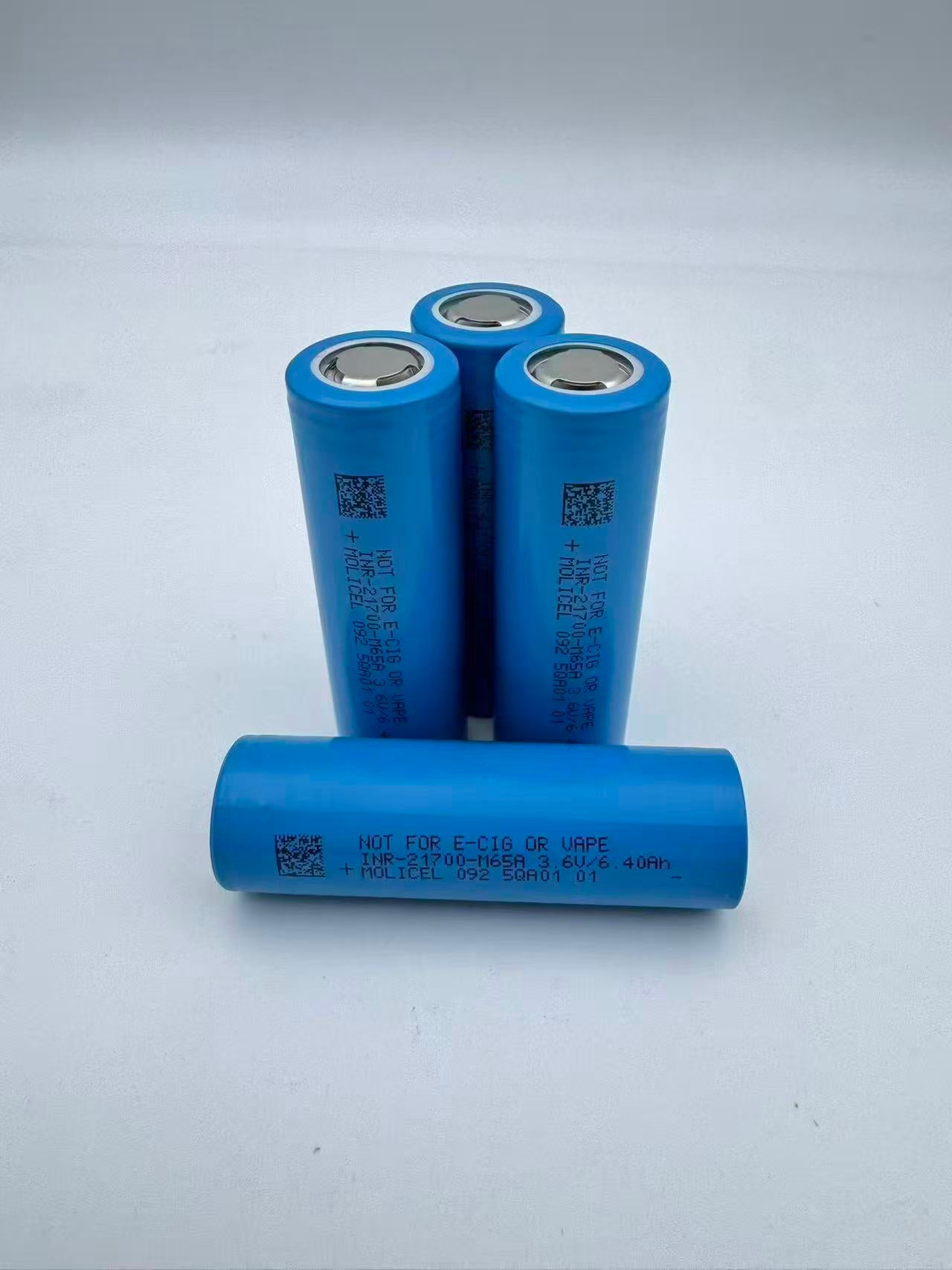Molicel M65A 21700 6500mAh Battery | High Capacity Li-ion Cell